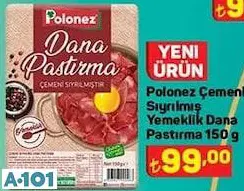 POLONEZ DANA YEMEKLİK PASTIRMA 150G POLONEZ DANA YEMEKLİK PASTIRMA 150G